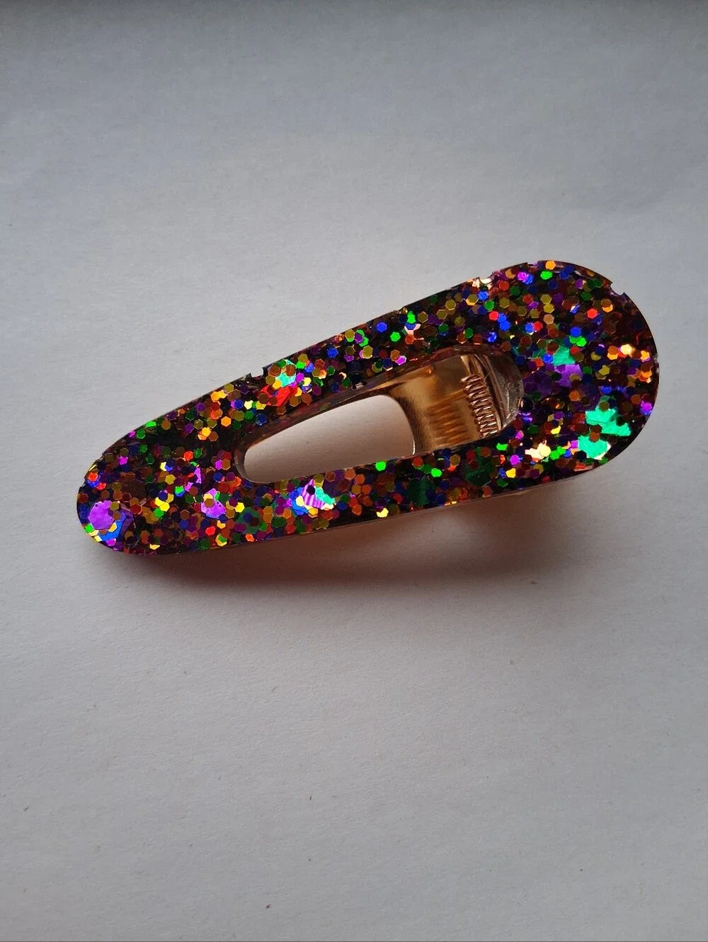 5/$25 Hand Crafted Multicolor Glitter Hair Clip